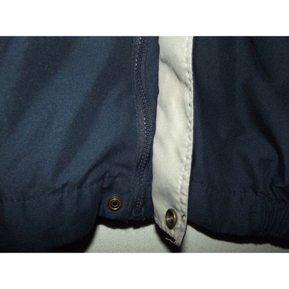 Tres Bien Jacket Mens XL Navy Blue Tan windbreaker golf zip classic bomber - Picture 8 of 13